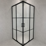 Tuš kabina MAT BLACK prozirno staklo 6 mm; H 190cm