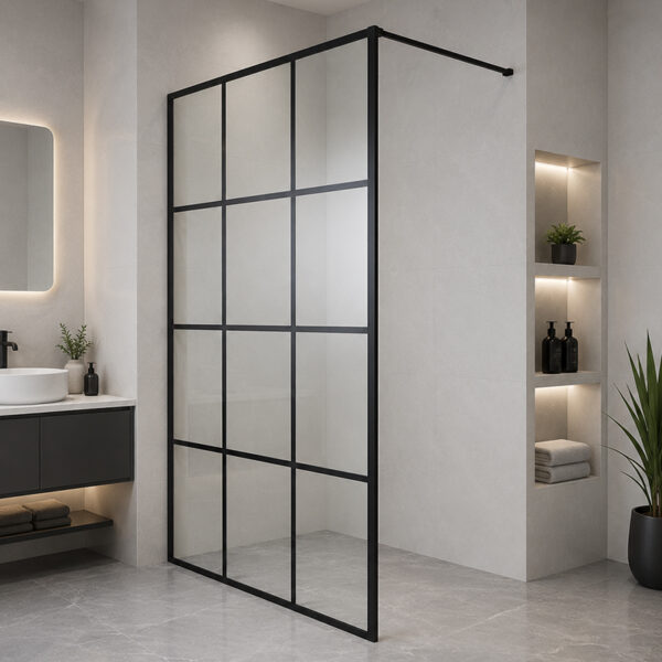 Tuš paravan JOY III jednodelni providno staklo 8mm H 200cm