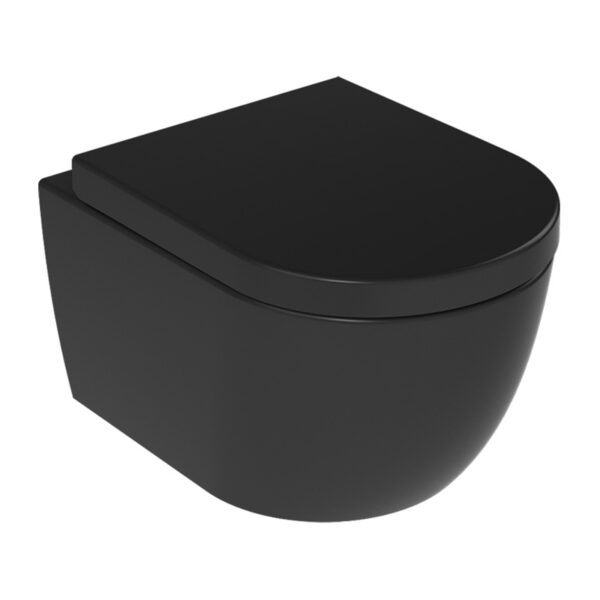 Wc šolja konzolna RIMLESS antracit siva