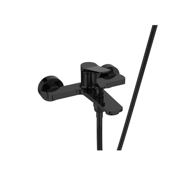 Jednoručna baterija za kadu sa tuš ručicom ALONIA CRNA sjaj