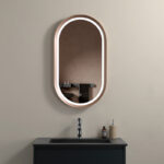 Led ogledalo 500x900 ovalno rose gold ram 1
