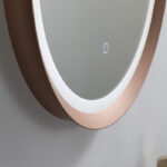 Led ogledalo 500x900 ovalno rose gold ram 2