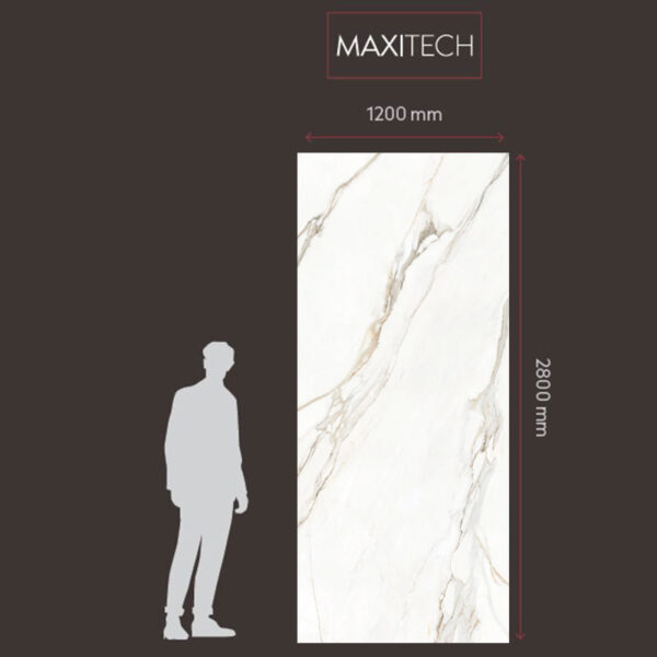 MAXITECH Classic Gold White 120x280 - Slika 3