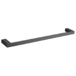 Držač peškira jednodel. 600 Alu mat crno