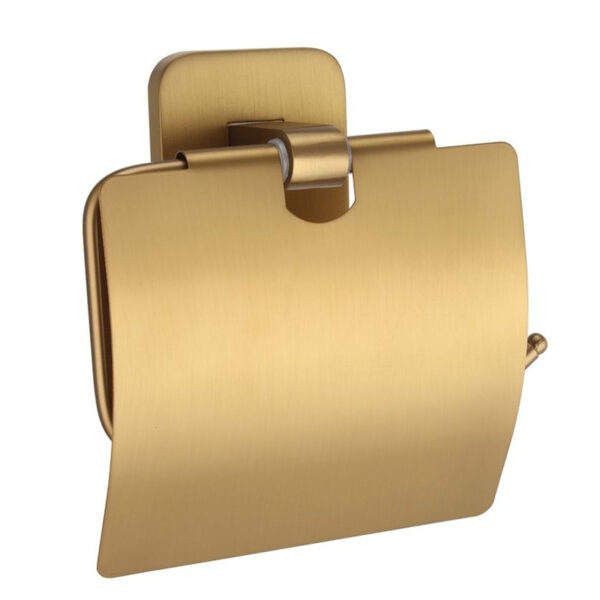 Držač toalet papira sa poklopcem bakar