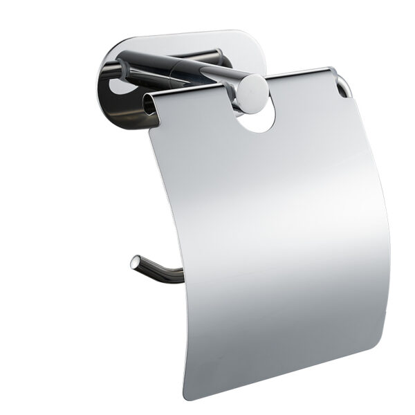 Držač toalet papira sa poklopcem na lepljenje