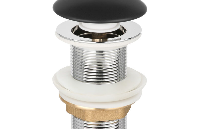 Gornji deo sifona metalni KLIK KLAK 5 4 širi uliv CRNI 1