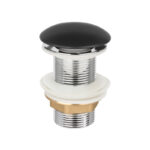 Gornji deo sifona metalni KLIK KLAK 5 4 širi uliv CRNI