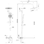 Usponska garnitura RIKIA HROM sk