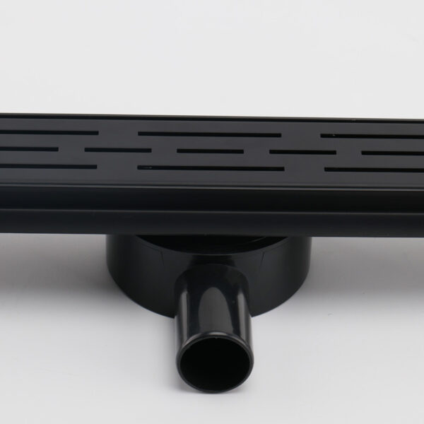 Linijski slivnik PREMIUM BLACK INOX okvir PVC sifon 360 2